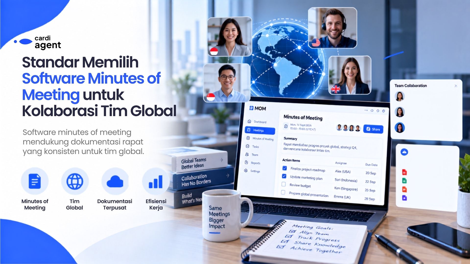 Standar Memilih Software Minutes of Meeting untuk Kolaborasi Tim Global