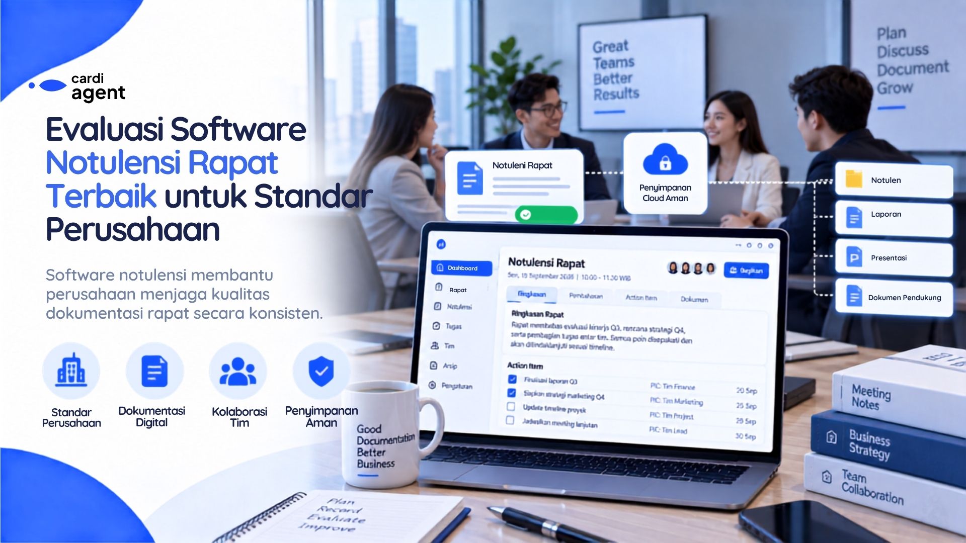 Evaluasi Software Notulensi Rapat Terbaik untuk Standar Perusahaan