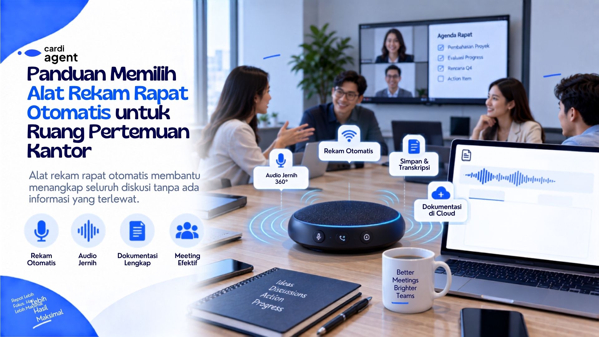 Panduan Memilih Alat Rekam Rapat Otomatis untuk Ruang Pertemuan Kantor
