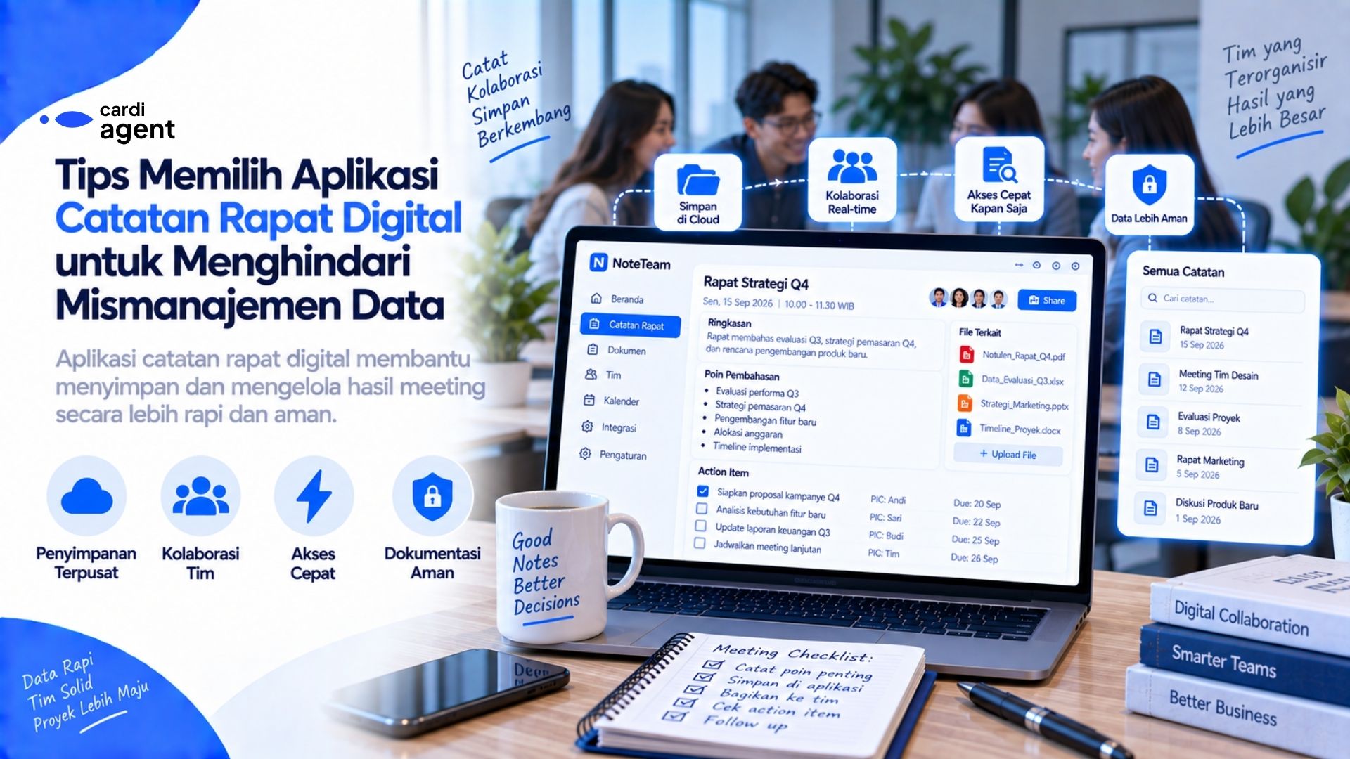 Tips Memilih Aplikasi Catatan Rapat Digital untuk Menghindari Mismanajemen Data