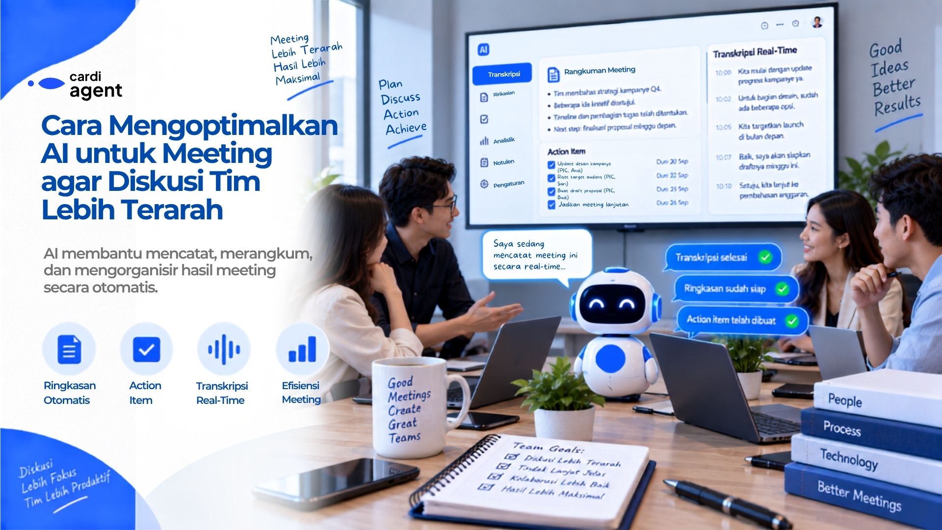 Cara Mengoptimalkan AI untuk Meeting agar Diskusi Tim Lebih Terarah