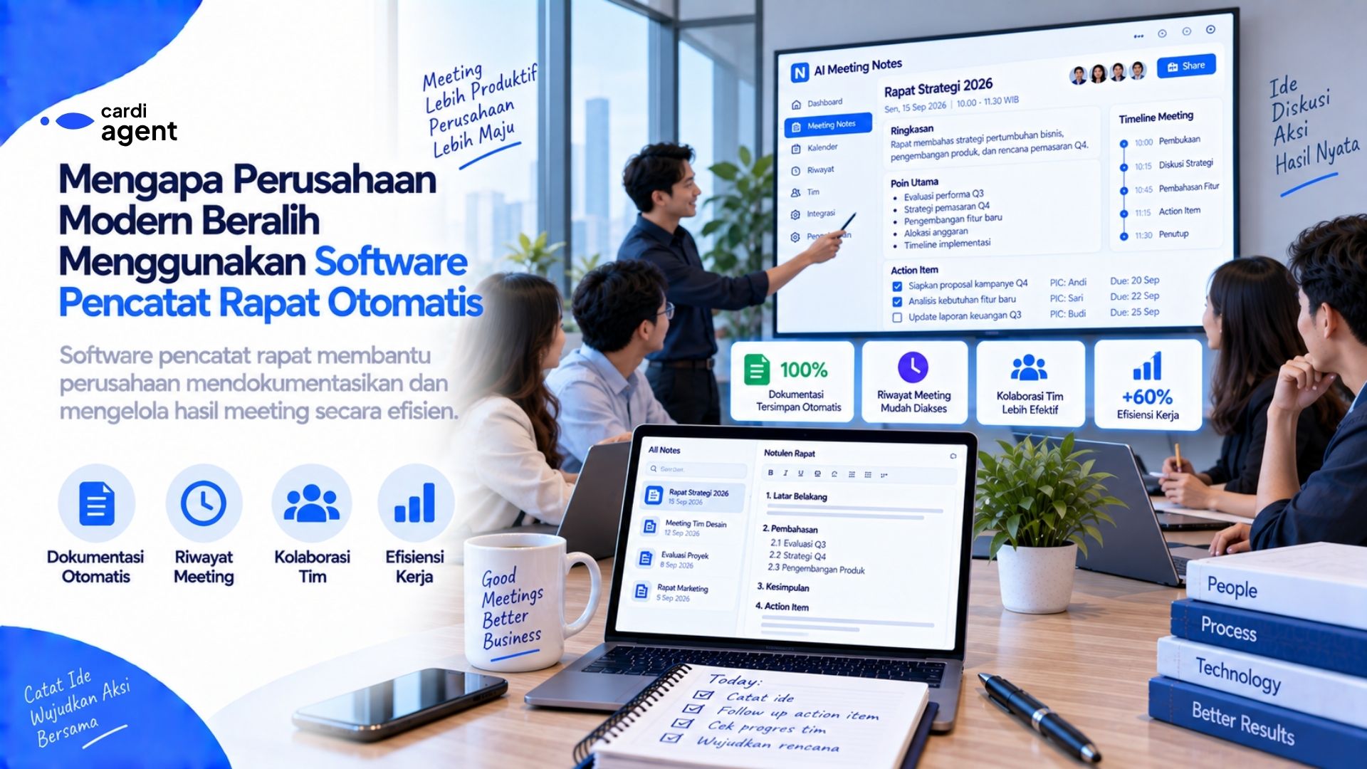Mengapa Perusahaan Modern Beralih Menggunakan Software Pencatat Rapat Otomatis