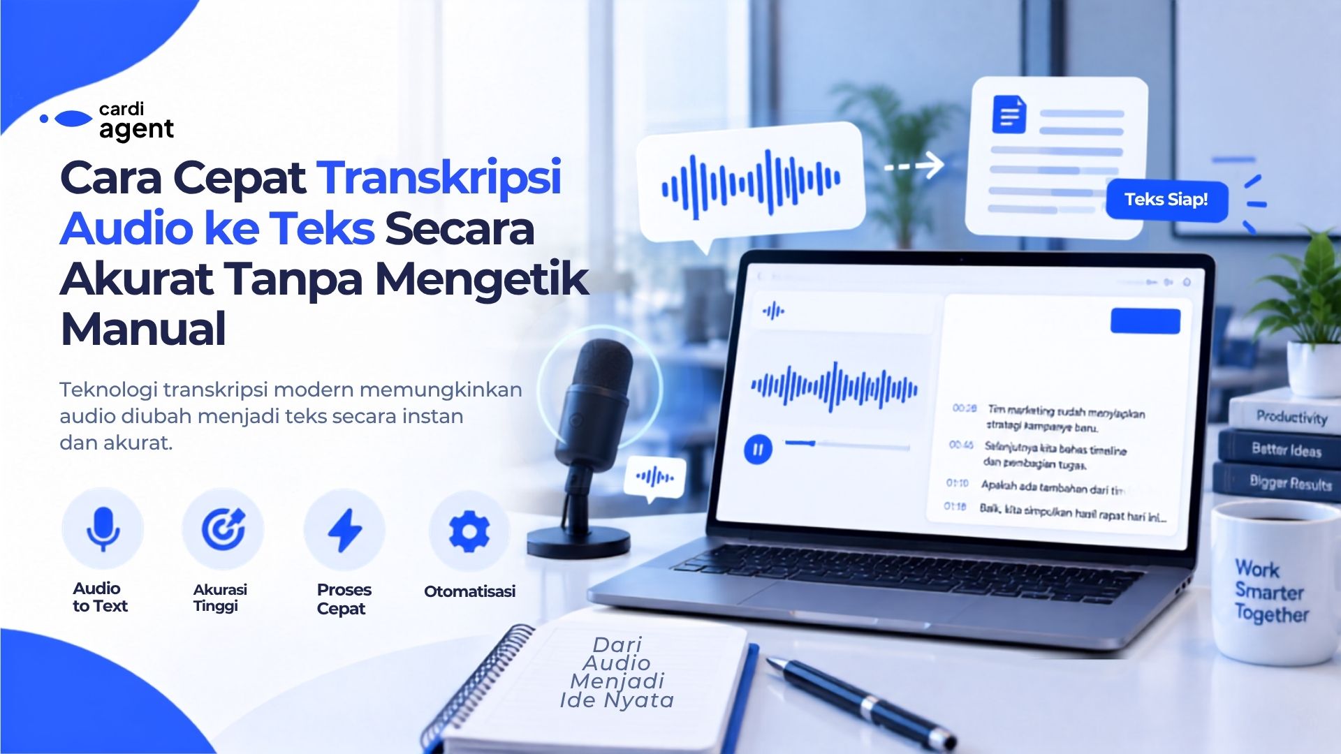 Cara Cepat Transkripsi Audio ke Teks Secara Akurat Tanpa Mengetik Manual
