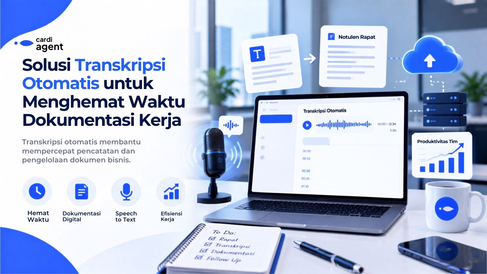 Solusi Transkripsi Otomatis untuk Menghemat Waktu Dokumentasi Kerja